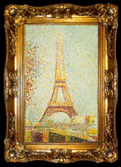 framed  Georges Seurat The Eiffel Tower, ta009-2